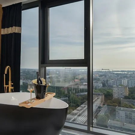 Hanza Tower Original 21st Floor- Sea And City-view * Szczecin