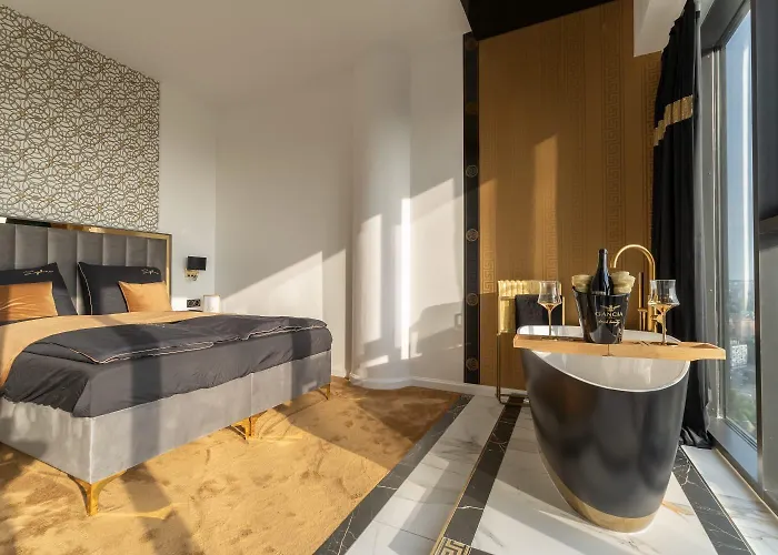 Hanza Tower Original 21st Floor- Sea And City-view 4* Szczecin