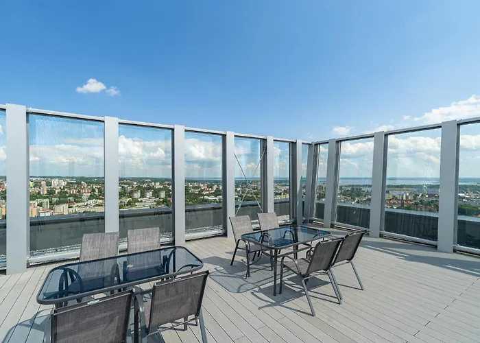 Hanza Tower Original 21st Floor- Sea And City-view Aparthotel Szczecin